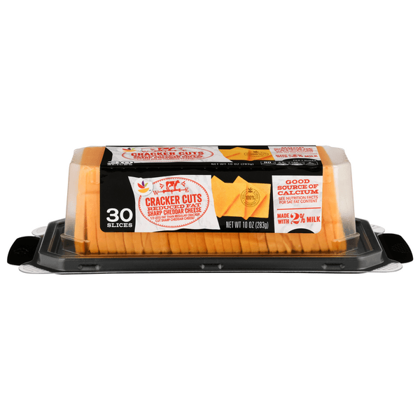 Our Brand Reduced Fat Sharp Yellow Cheddar Cheese Cracker Cuts