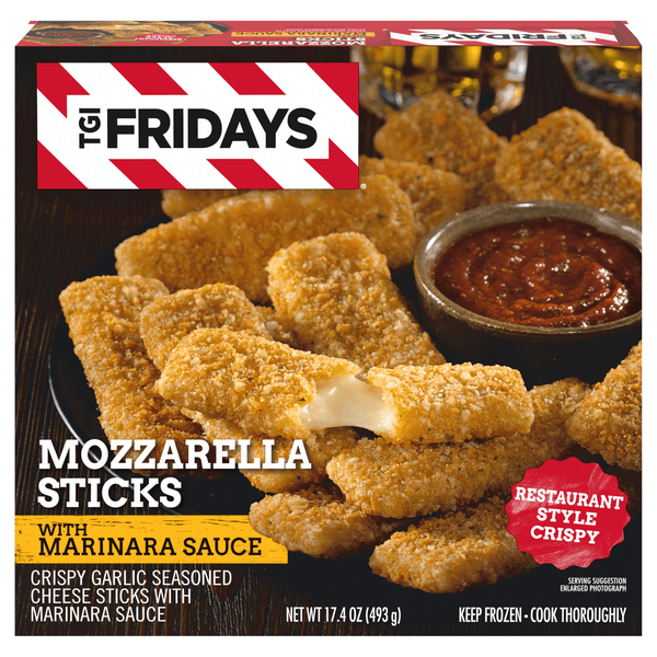 Is it Turmeric Free? Tgi Fridays Mozzarella Sticks Snacks With Marinara Sauce Box