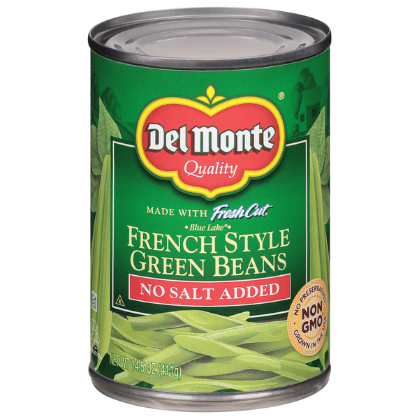 Del Monte Fresh Cut Green Beans Blue Lake French Style No Salt Added