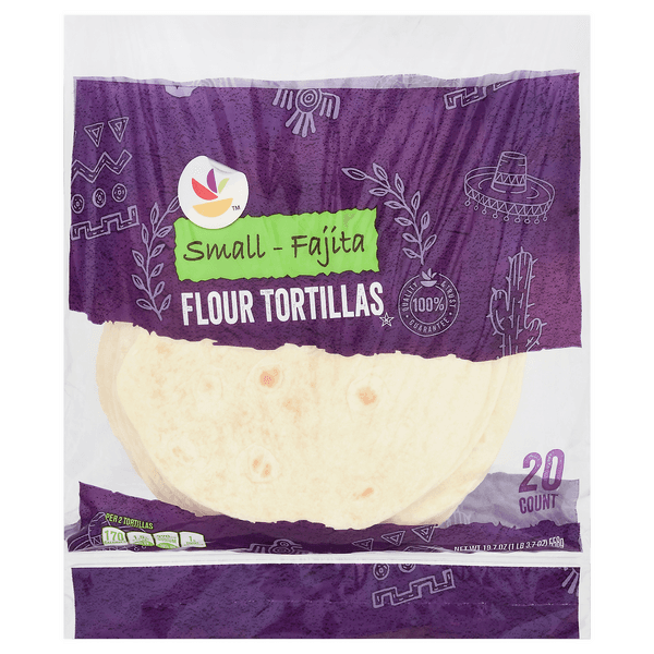 Stop & Shop Flour Tortillas Small Fajita & Soft Taco Size