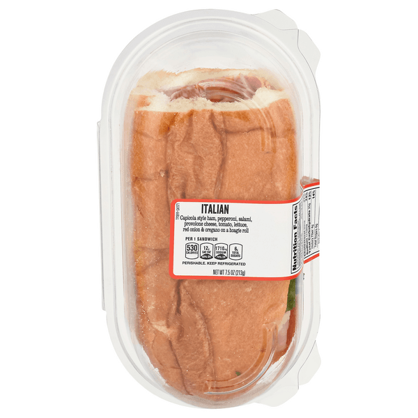Stop & Shop Deli Sub Sandwich Classic Italian (Half
