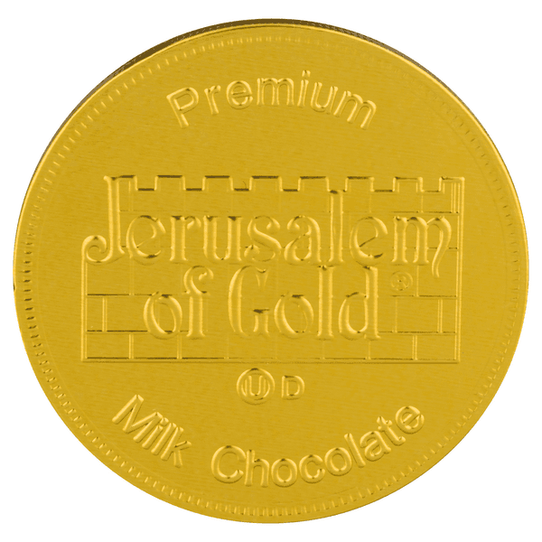 Jerusalem Of Gold Milk Chocolate Medallions