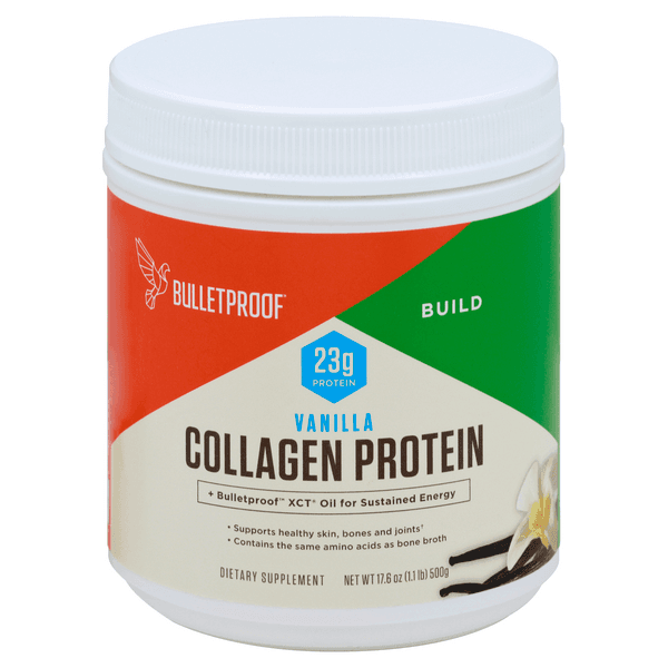 Bulletproof Collagen Protein Dietary Supplement Powder Vanilla