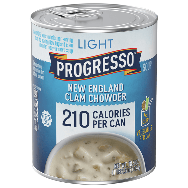 Is it Shellfish Free? Progresso Light New England Clam Chowder Soup