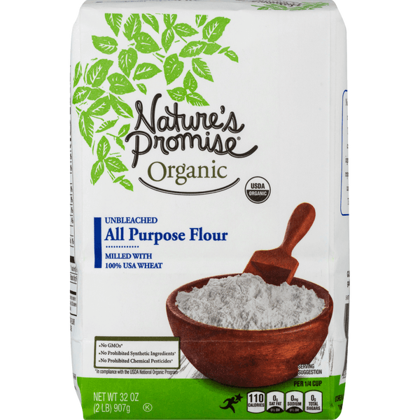 Nature'S Promise Organic All Purpose Flour Unbleached