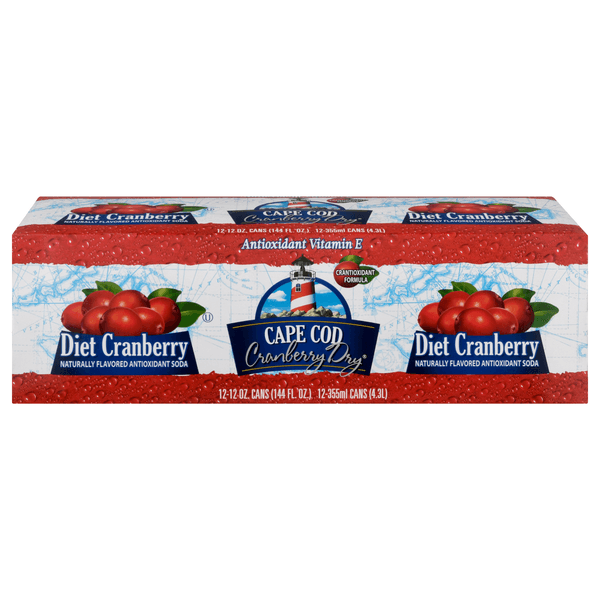 Cape Cod Soda Diet Cranberry