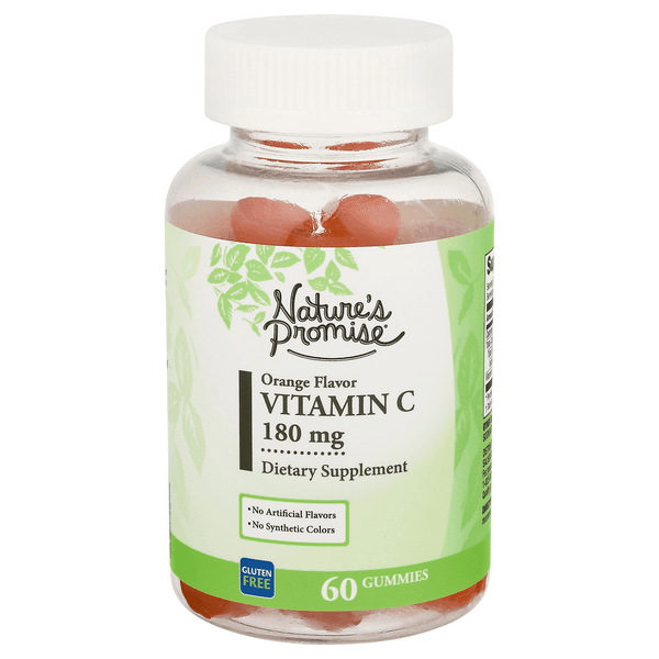 Nature'S Promise Vitamin C Gummies Orange Flavor Gluten Free