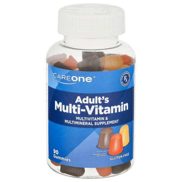 Careone Adult'S Multi-Vitamin Gummies Assorted Gluten Free