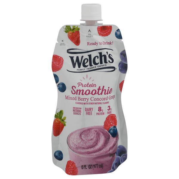 Welchs Smoothie Mixed Berry Drink In A Pouch
