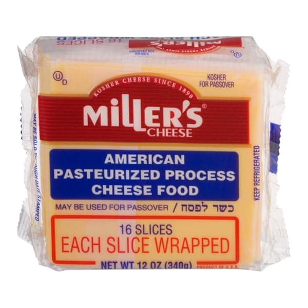 Miller'S Yellow American Cheese