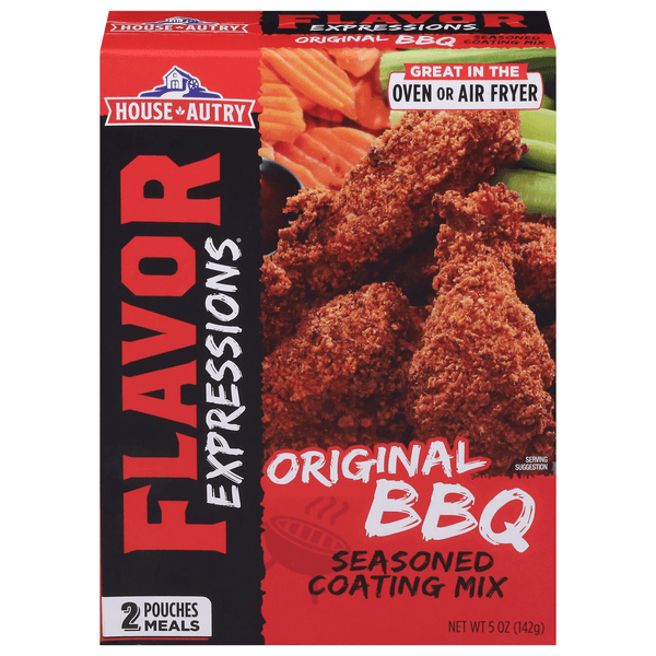 House-Autry Flavor Expressions Seasoned Coating Mix Bbq Original