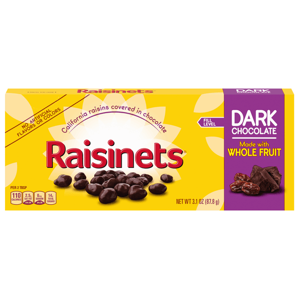 Raisinets California Raisins Dark Chocolate Covered Movie Theater