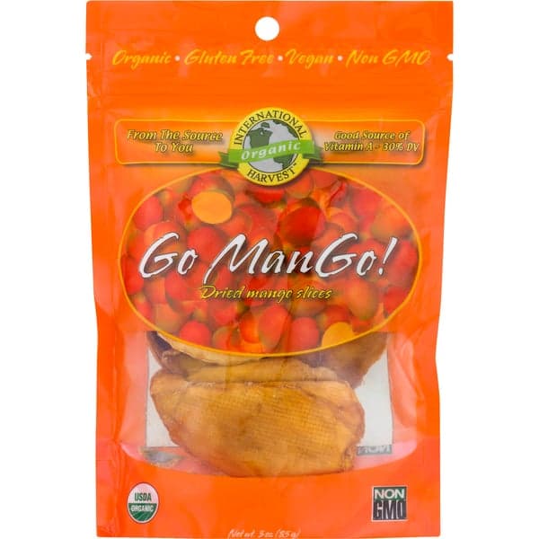 International Harvest Go Mango! Dried Mango Slices Organic