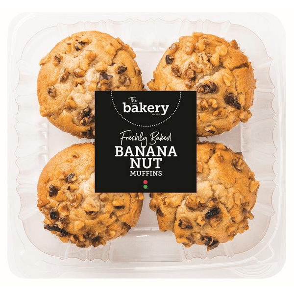 Stop & Shop The Bakery Freshly Baked Banana Nut Muffins