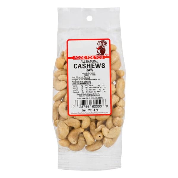 Food For You All Natural Raw Cashews