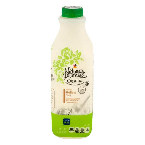 Nature'S Promise Low Fat Kefir Cultured Milk Smoothie Plain Organic