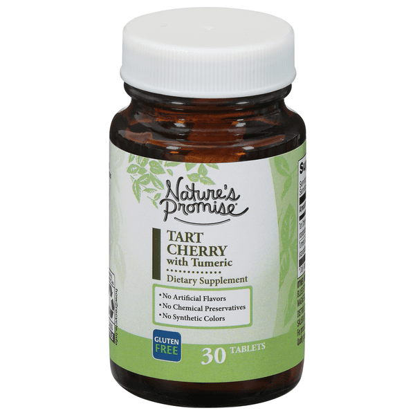 Nature'S Promise Tart Cherry With Turmeric Tablets Gluten Free