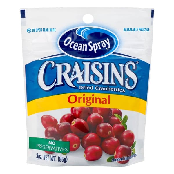 Ocean Spray Craisins Dried Cranberries Original