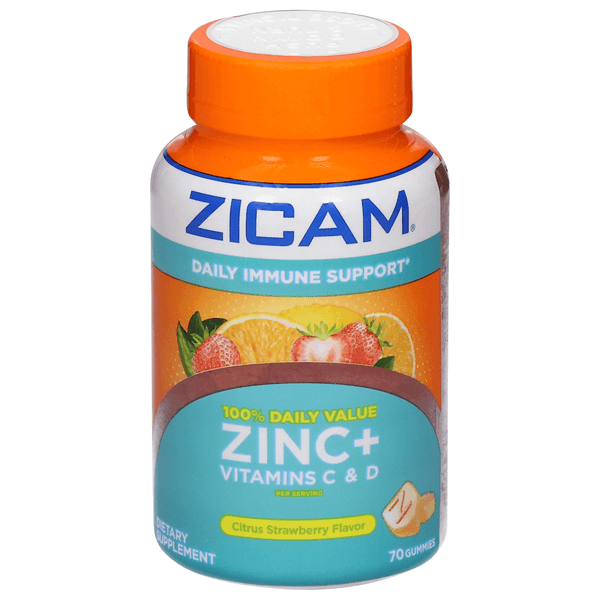 Zicam Daily Immune Support Zinc Gummies