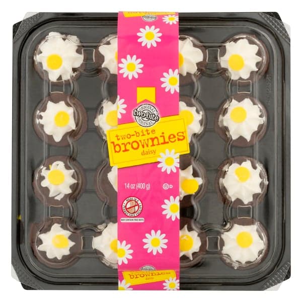 Two-Bite Brownies Tray Daisy