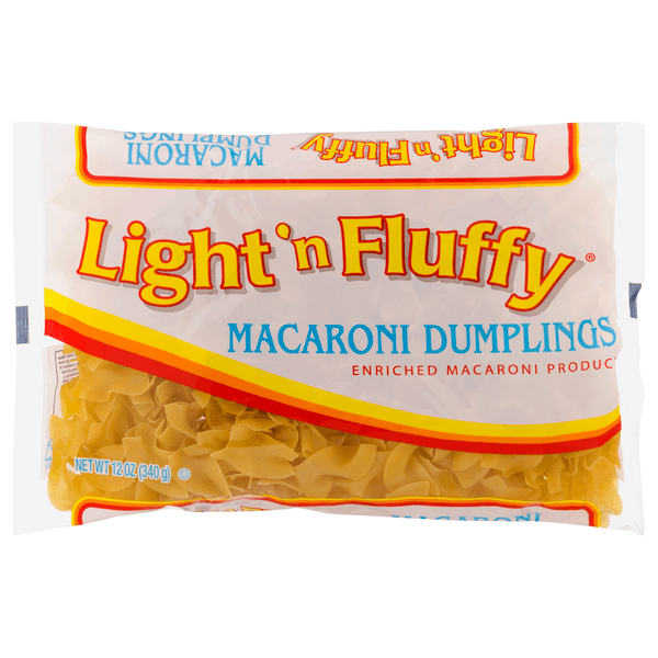Light 'N Fluffy Macaroni Dumplings