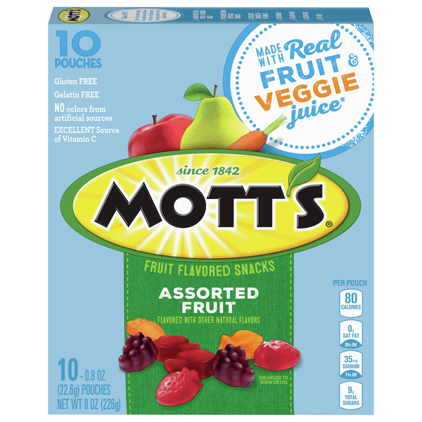 Is it Oral Allergy Syndrome Friendly? Motts Fruit Flavored Snacks Medleys Assorted Fruit