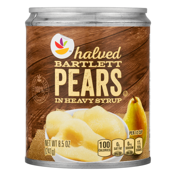 Stop & Shop Bartlett Pear Halves In Heavy Syrup