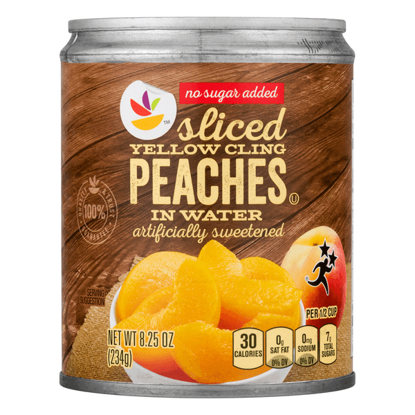 Our Brand Peaches In Water Artificially Sweetened No Sugar Added