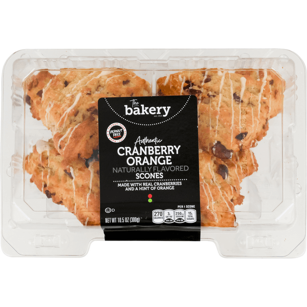 Stop & Shop The Bakery Authentic Cranberry Orange Scones