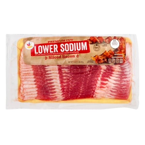 Stop & Shop Premium Cut Bacon Lower Sodium Sliced