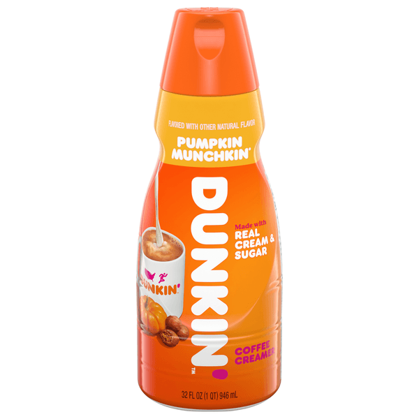 Dunkin Pumpkin Munchkin Coffee Creamer