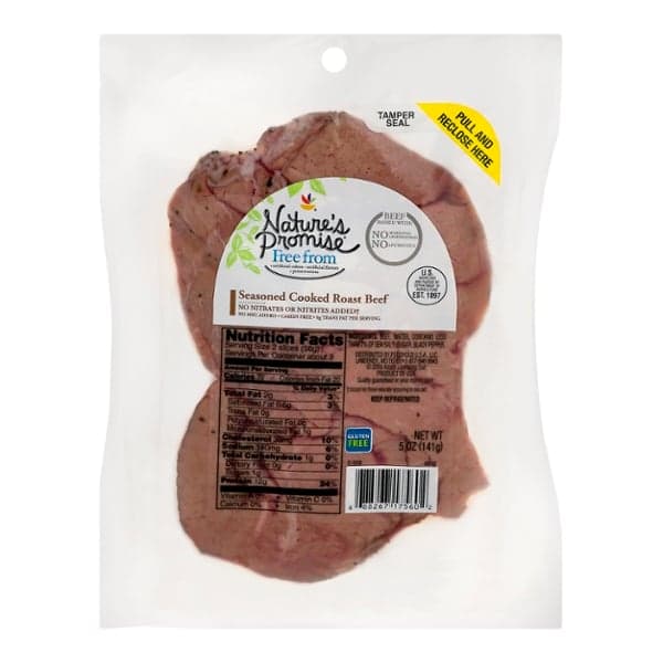 Nature'S Promise Roast Beef Seasoned (Pre-Sliced