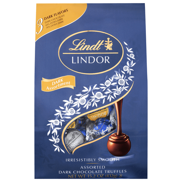 Lindt Lindor Dark Chocolate Truffles Assorted