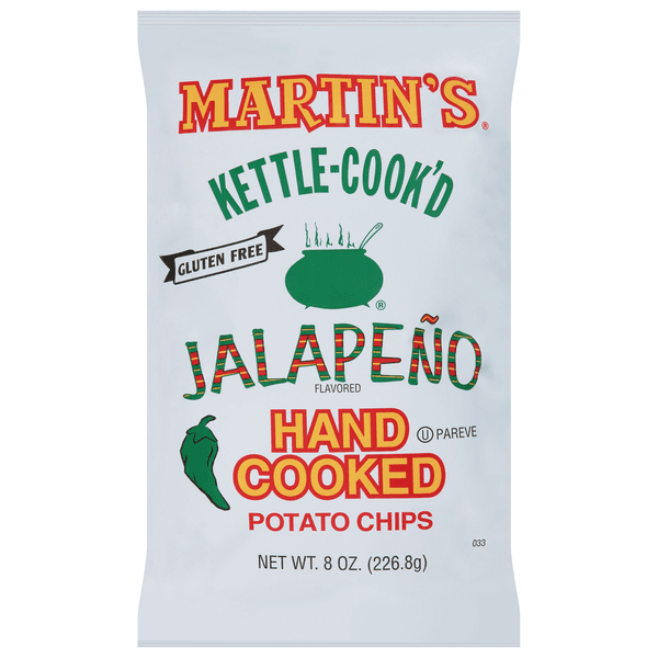 Martin'S Kettle Cook'D Potato Chips Hand Cooked Jalapeno