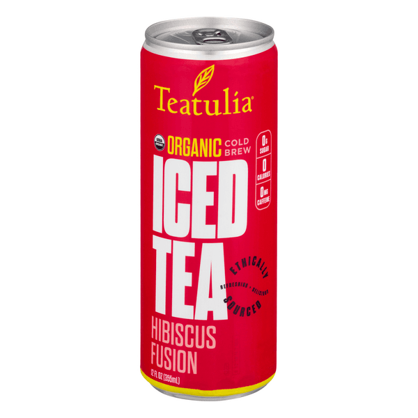 Teatulia Cold Brew Iced Tea Hibiscus Fusion Organic