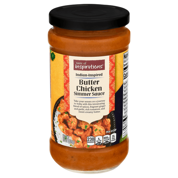 Taste Of Inspirations Indian-Inspired Simmer Sauce Butter Chicken