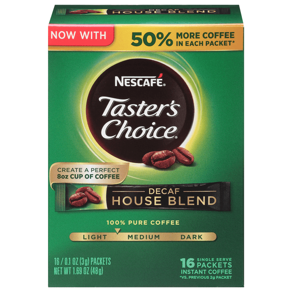 Nescafe Taster'S Choice Decaf House Blend Instant Coffee