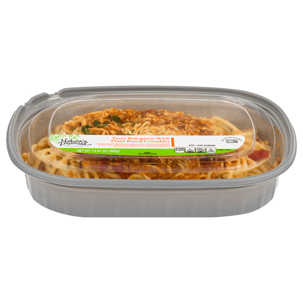Nature'S Promise Pasta Bolognese With Plant Based Crumbles