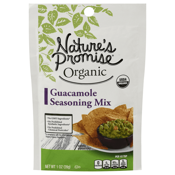 Nature'S Promise Organic Guacamole Guacamole Seasoning Mix