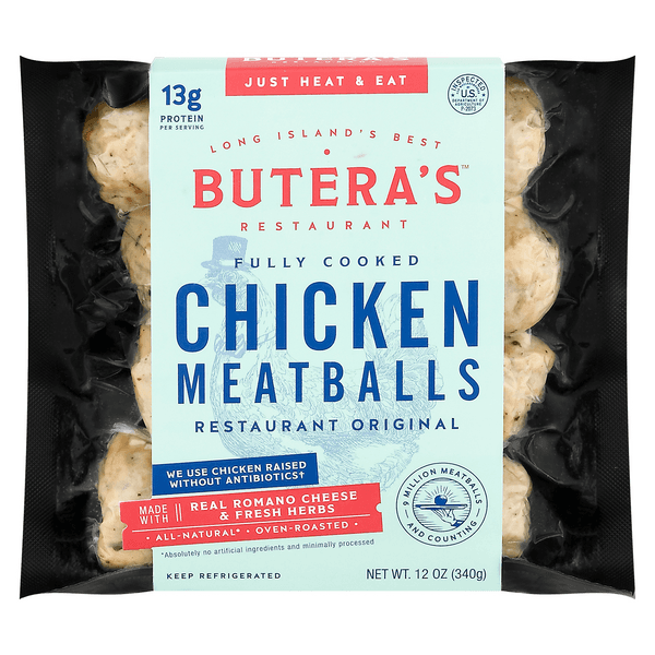 Butera'S Natural Restaurant Original Chicken Meatballs Fresh