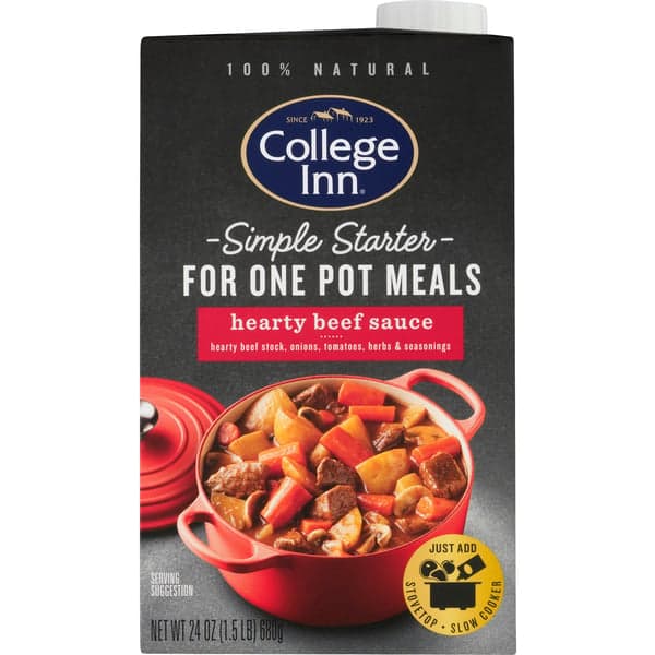 College Inn Simple Starter For One Pot Meals Hearty Beef Sauce