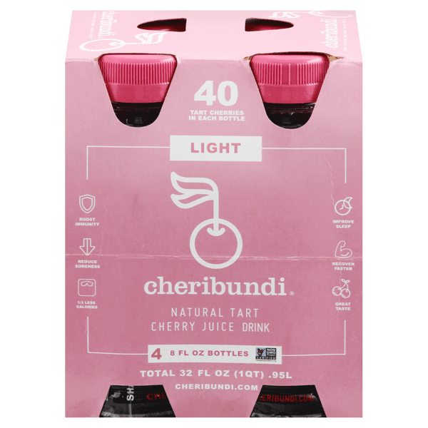 Cheribundi Cherry Juice Drink Tart Light