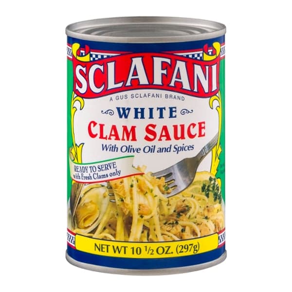 Sclafani Clam Sauce White With Olive Oil & Spices