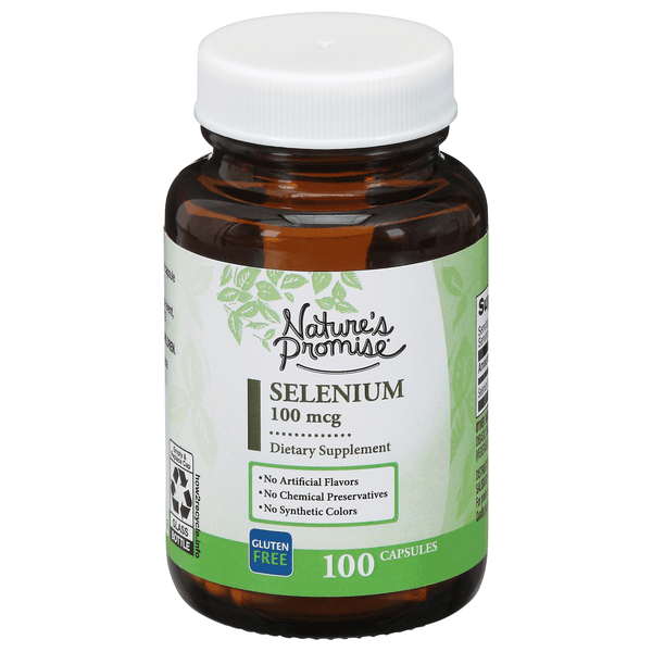 Nature'S Promise Selenium 100 Mcg Dietary Supplement Capsules