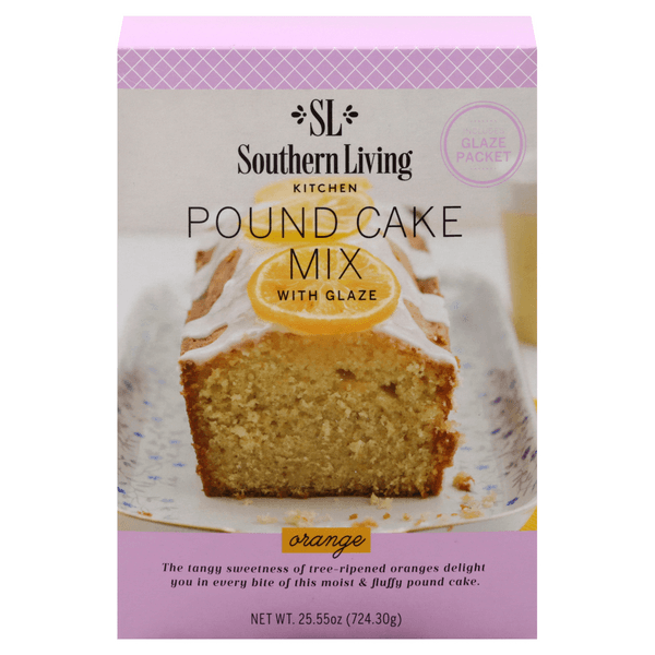 Southern Living Kitchen Pound Cake Mix With Glaze Orange