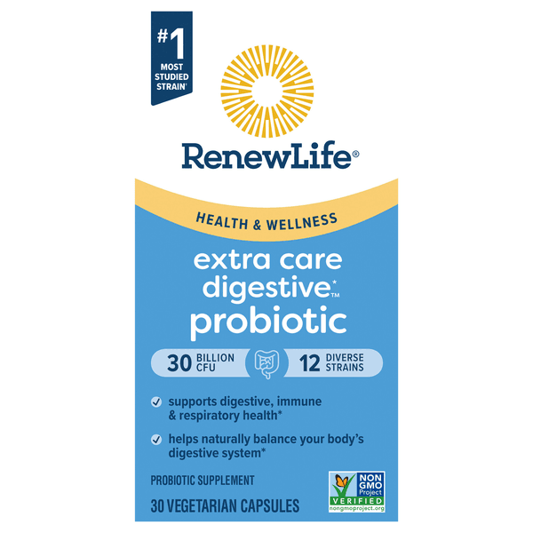 Renew Life Ultimate Flora Extra Care Probiotic Vegetarian Capsules
