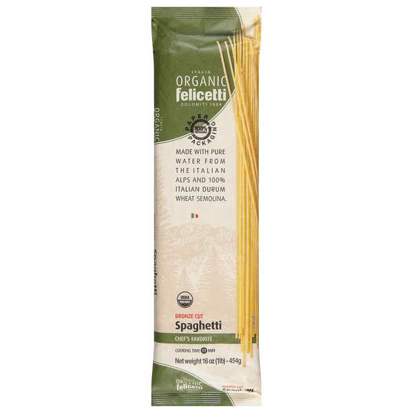 Felicetti Spaghetti Pasta Bronze Cut Organic