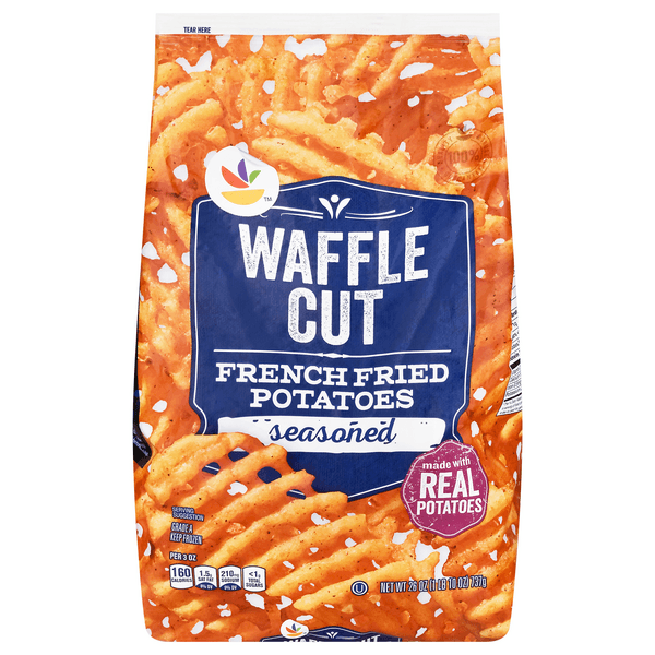 Stop & Shop French Fried Potatoes Waffle Cut Seasoned