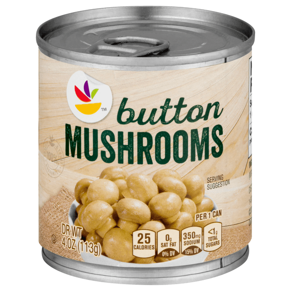 Stop & Shop Mushrooms Button Whole
