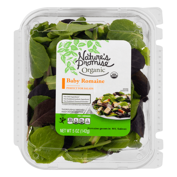 Nature'S Promise Organic Baby Romaine Lettuce Blend